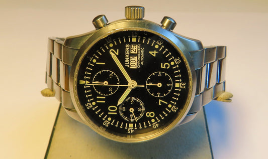 Junkers FM Chronograph Fliegeruhr Automatik Day Date ca. 2000 - Sammler - Uhren