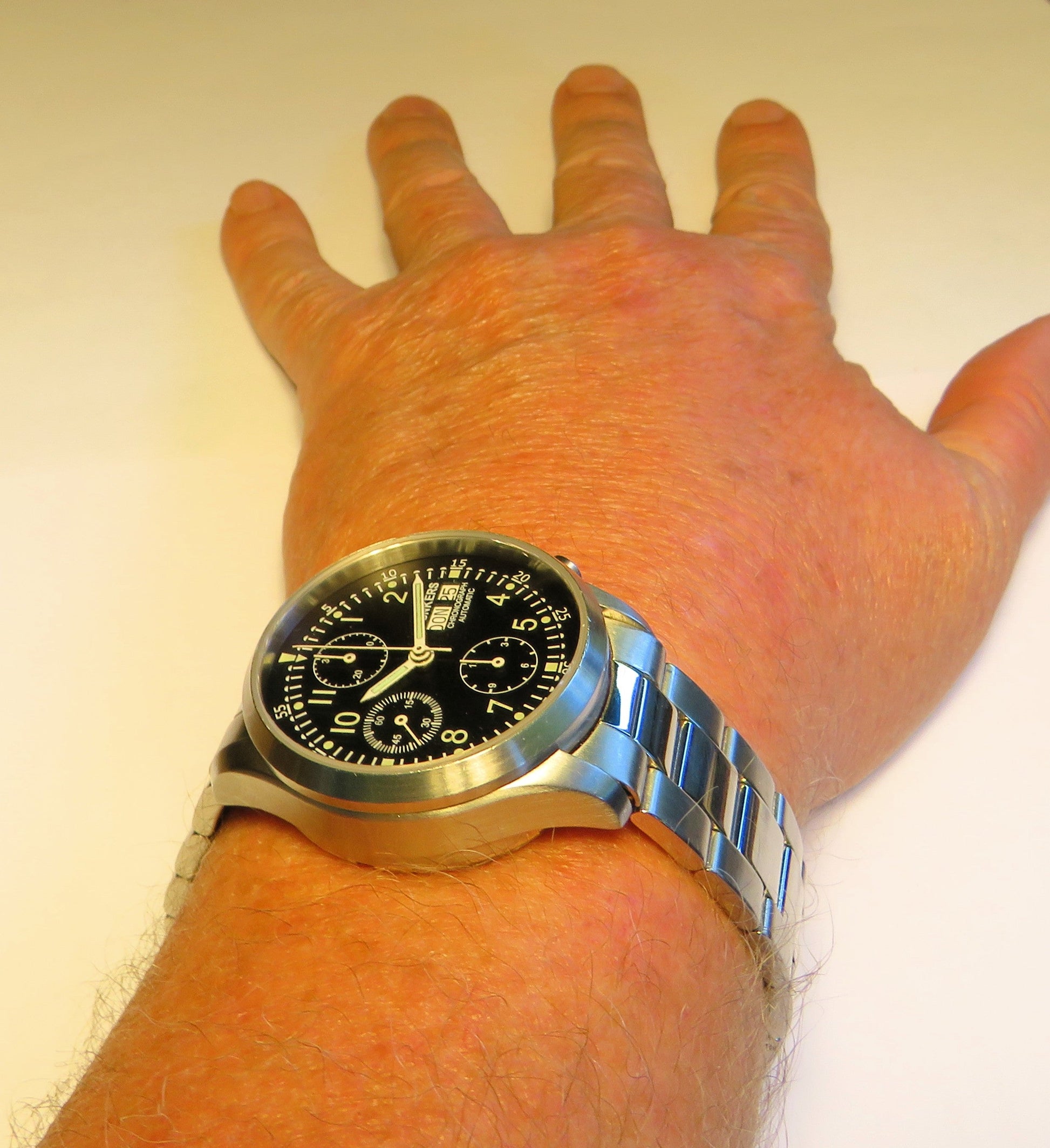 Junkers FM Chronograph Fliegeruhr Automatik Day Date ca. 2000 - Sammler - Uhren