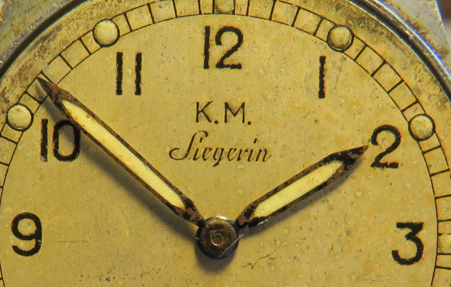 K. M. KM Siegerin Alpina Kaliber 595 Dienstuhr Kriegsmarine WK2 Weltkrieg WW2 - Sammler - Uhren