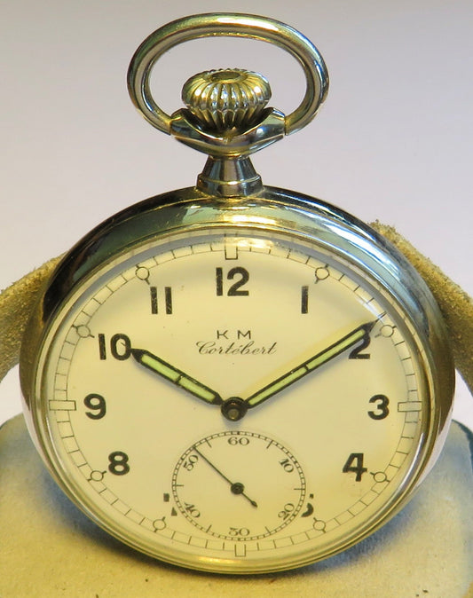 KM Cortebert Beobachtungsuhr B - Uhr Deckuhr 2. Klasse Kriegsmarine WK 2 WW II - Sammler - Uhren