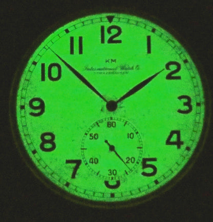 KM IWC "M 7231" signierte Leuchtziffer B - Uhr Deckuhr 2. Klasse Kriegsmarine - Sammler - Uhren