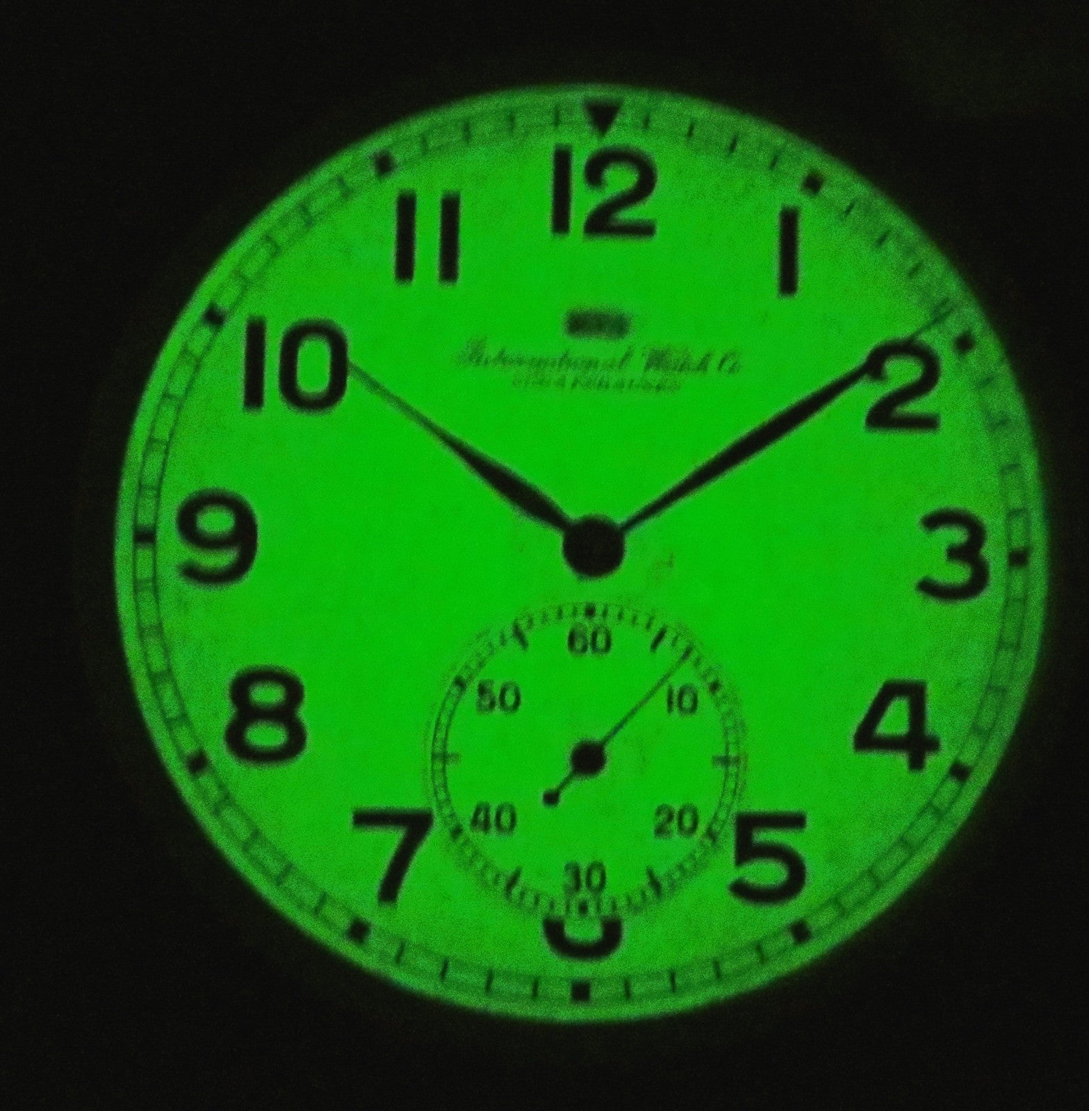 KM IWC "M 7231" signierte Leuchtziffer B - Uhr Deckuhr 2. Klasse Kriegsmarine - Sammler - Uhren