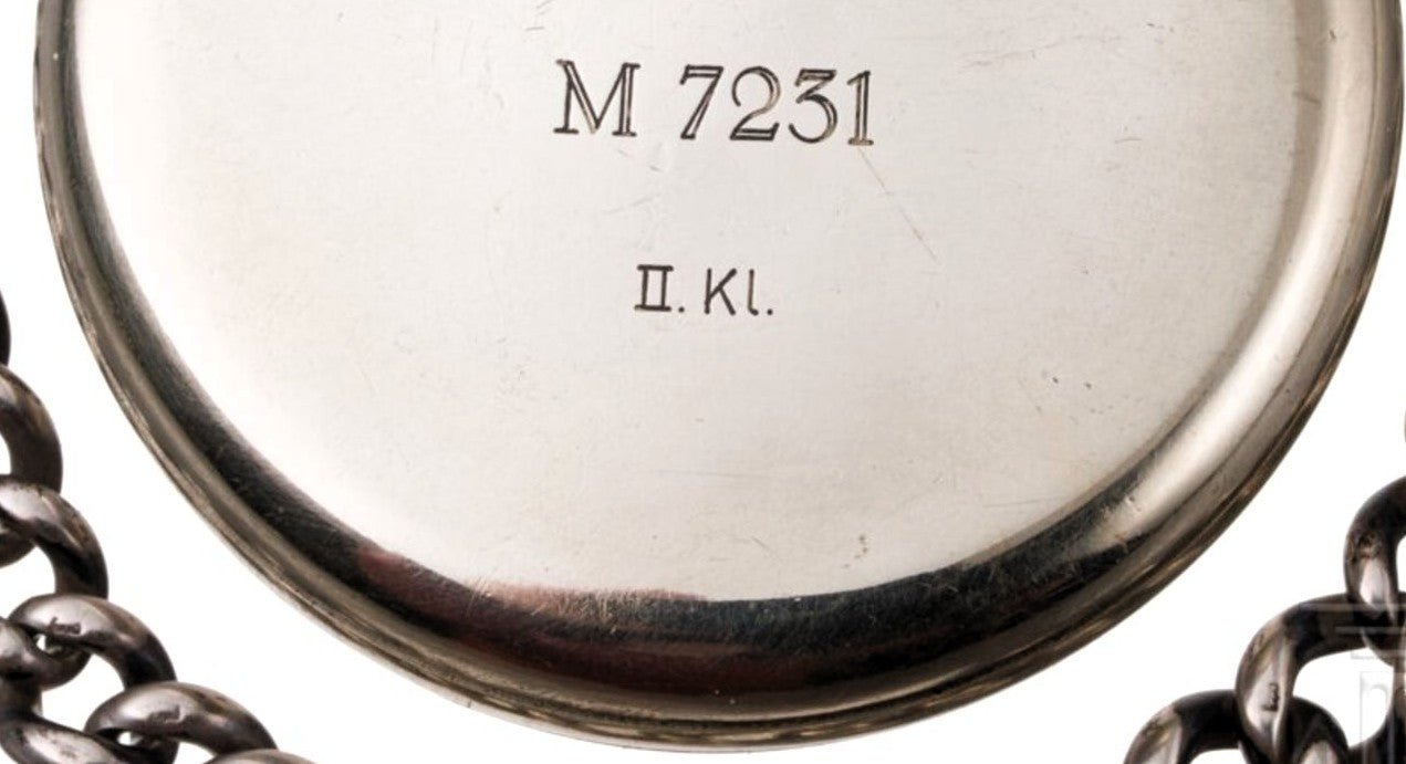 KM IWC "M 7231" signierte Leuchtziffer B - Uhr Deckuhr 2. Klasse Kriegsmarine - Sammler - Uhren