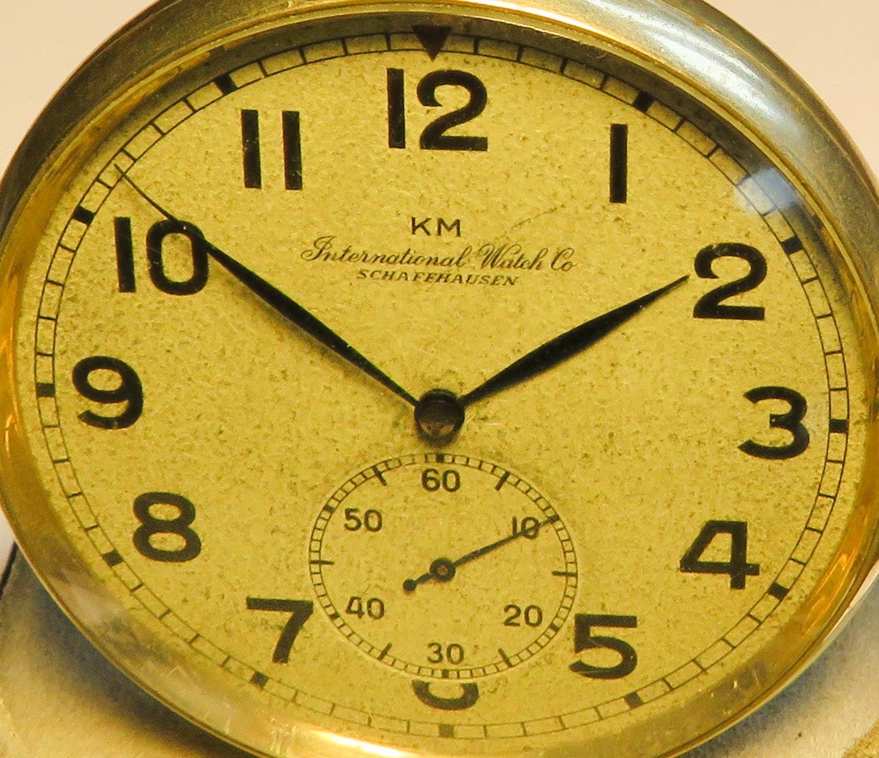 KM IWC "M 7231" signierte Leuchtziffer B - Uhr Deckuhr 2. Klasse Kriegsmarine - Sammler - Uhren