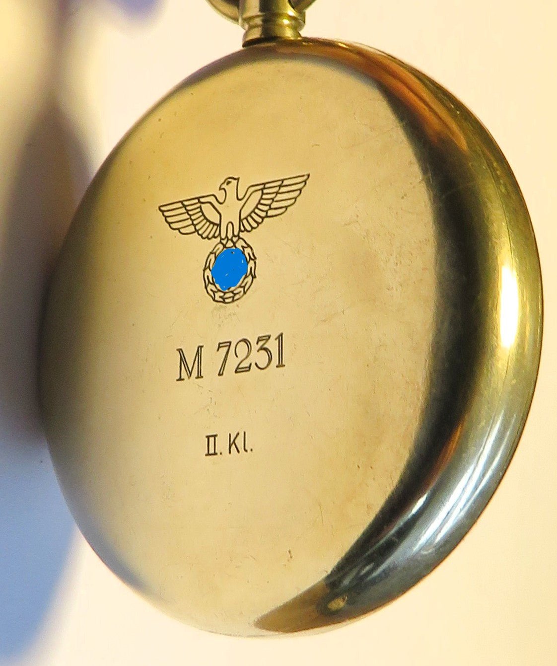 KM IWC "M 7231" signierte Leuchtziffer B - Uhr Deckuhr 2. Klasse Kriegsmarine - Sammler - Uhren