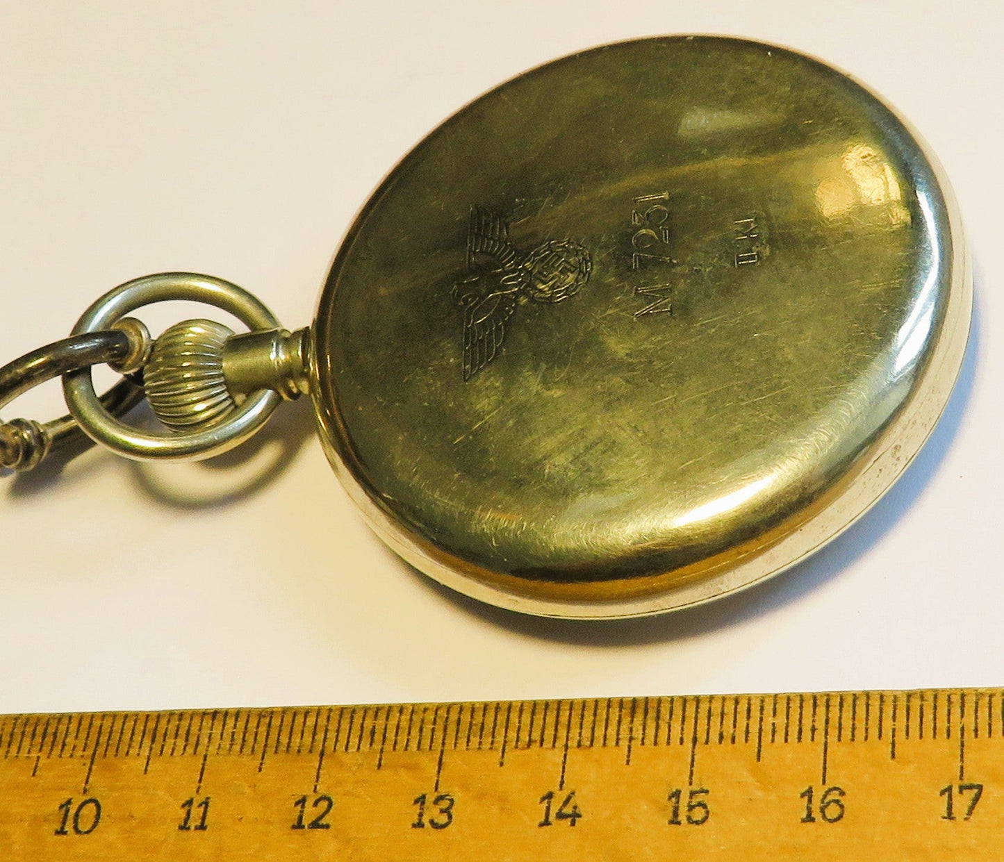 KM IWC "M 7231" signierte Leuchtziffer B - Uhr Deckuhr 2. Klasse Kriegsmarine - Sammler - Uhren