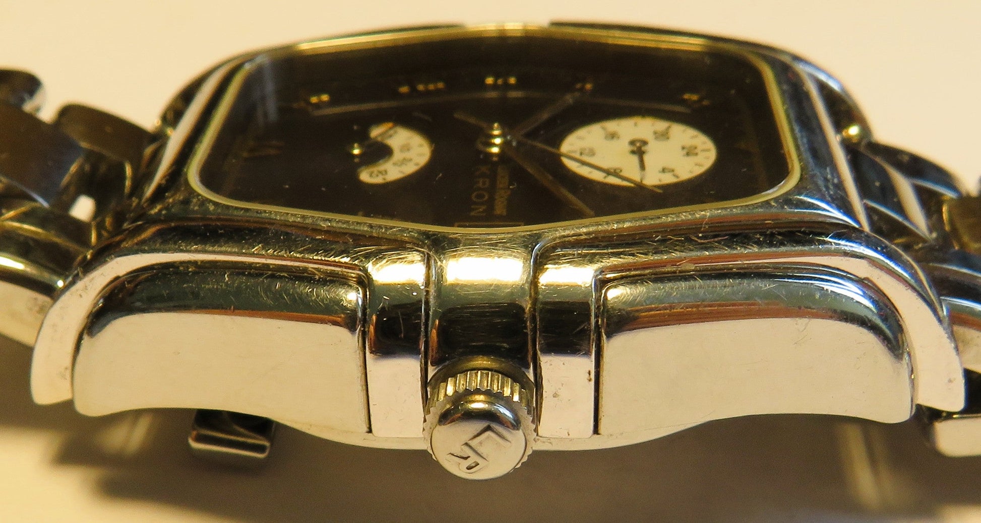 Kron Lucien Rochat Luxus Herren Armbanduhr Automatik Datum Gangreserve - Sammler - Uhren