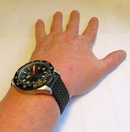 Kronsegler Glashütte Aqua Mat Taucheruhr Herren 200m wasserdicht Fullset Papiere - Sammler - Uhren