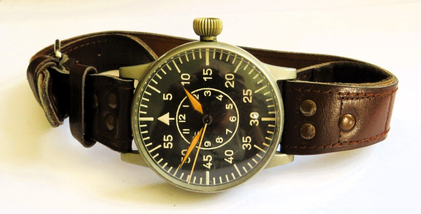 Lange & Söhne Fliegeruhr B - Uhr Beobachtungsuhr Luftwaffe WK 2 OVP Schätzle - Sammler - Uhren