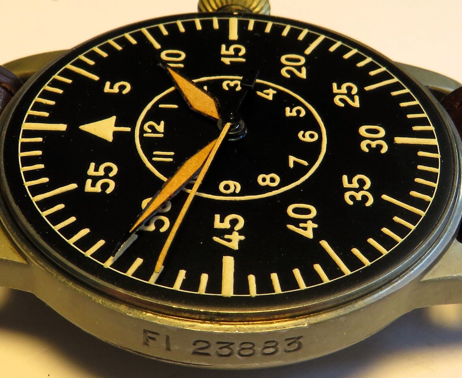 Lange & Söhne Fliegeruhr B - Uhr Beobachtungsuhr Luftwaffe WK 2 OVP Schätzle - Sammler - Uhren