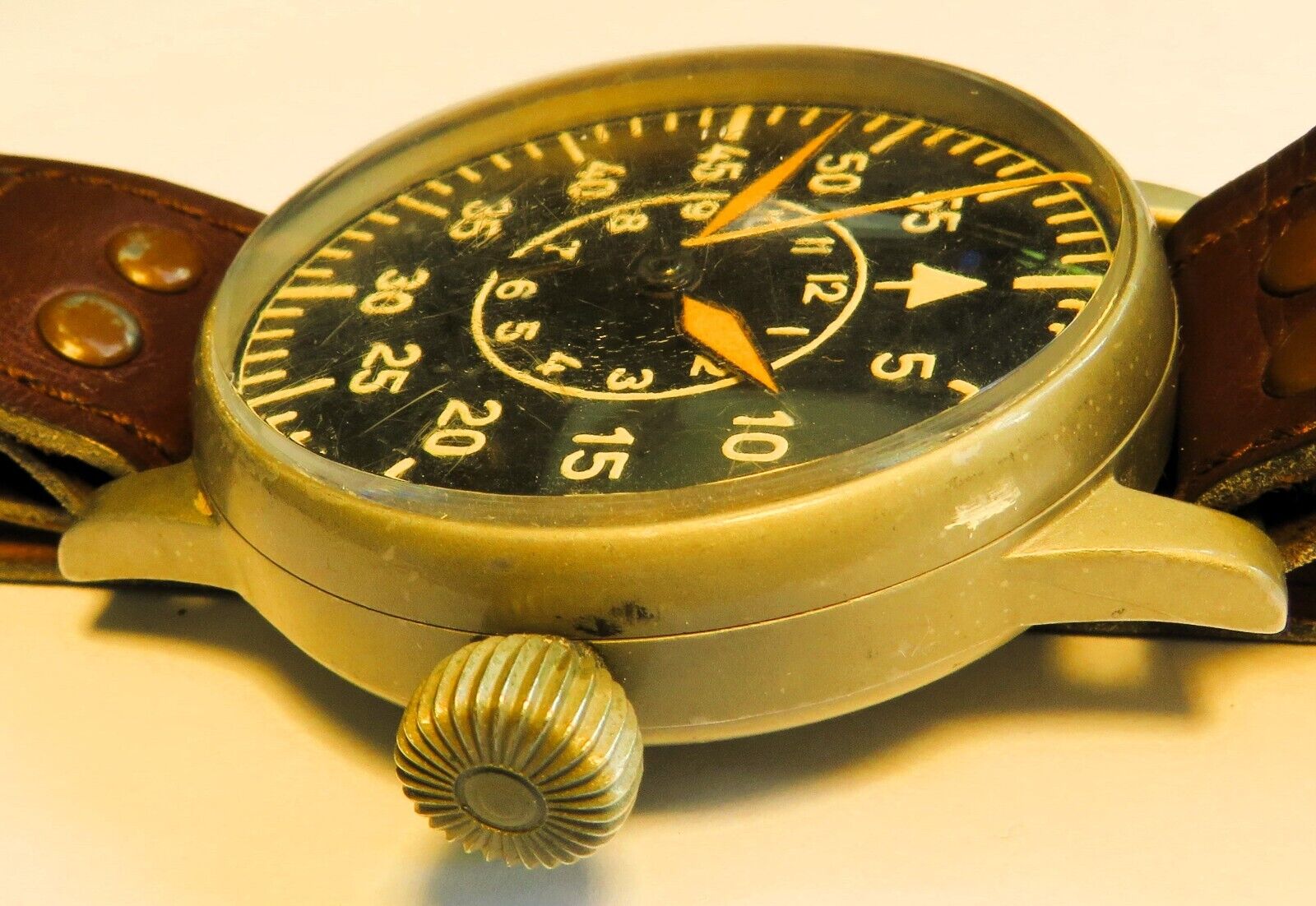 Lange & Söhne Fliegeruhr B - Uhr Beobachtungsuhr Luftwaffe WK 2 OVP Schätzle - Sammler - Uhren