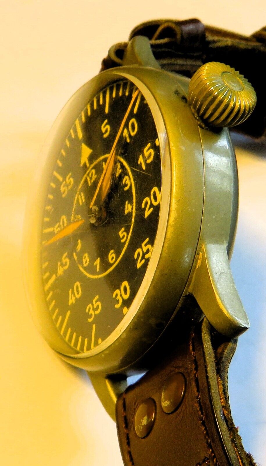 Lange & Söhne Fliegeruhr B - Uhr Beobachtungsuhr Luftwaffe WK 2 OVP Schätzle - Sammler - Uhren