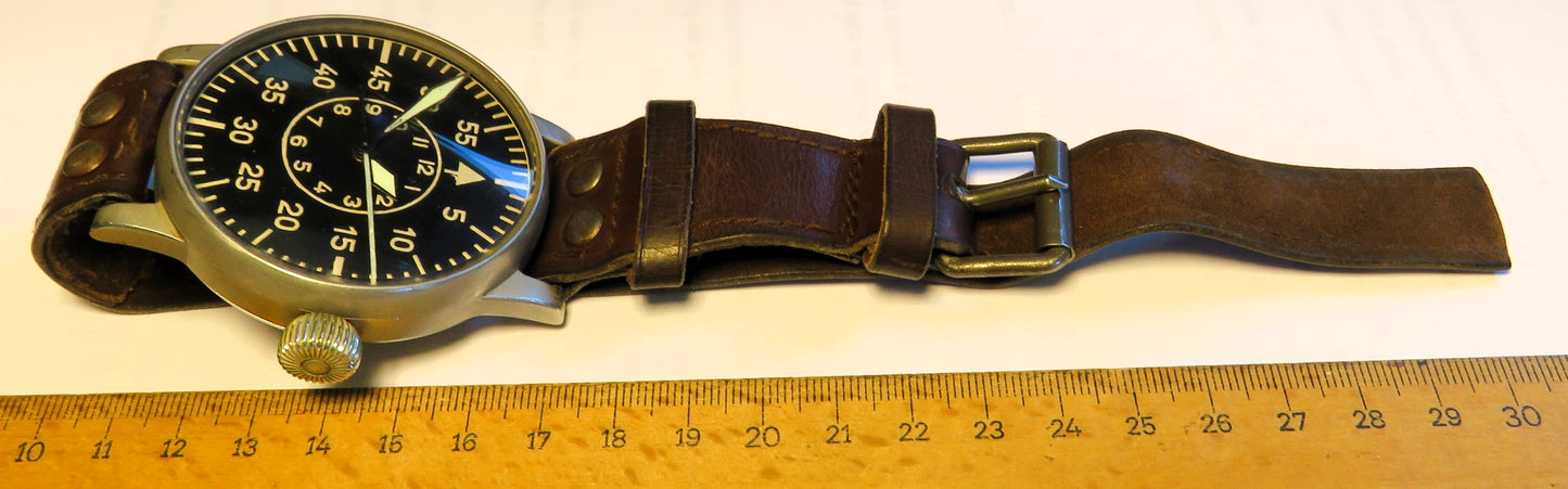 Lange & Söhne Fliegeruhr RLM NAV B - Uhr Beobachtungsuhr Reichs Luftwaffe WK 2 - Sammler - Uhren