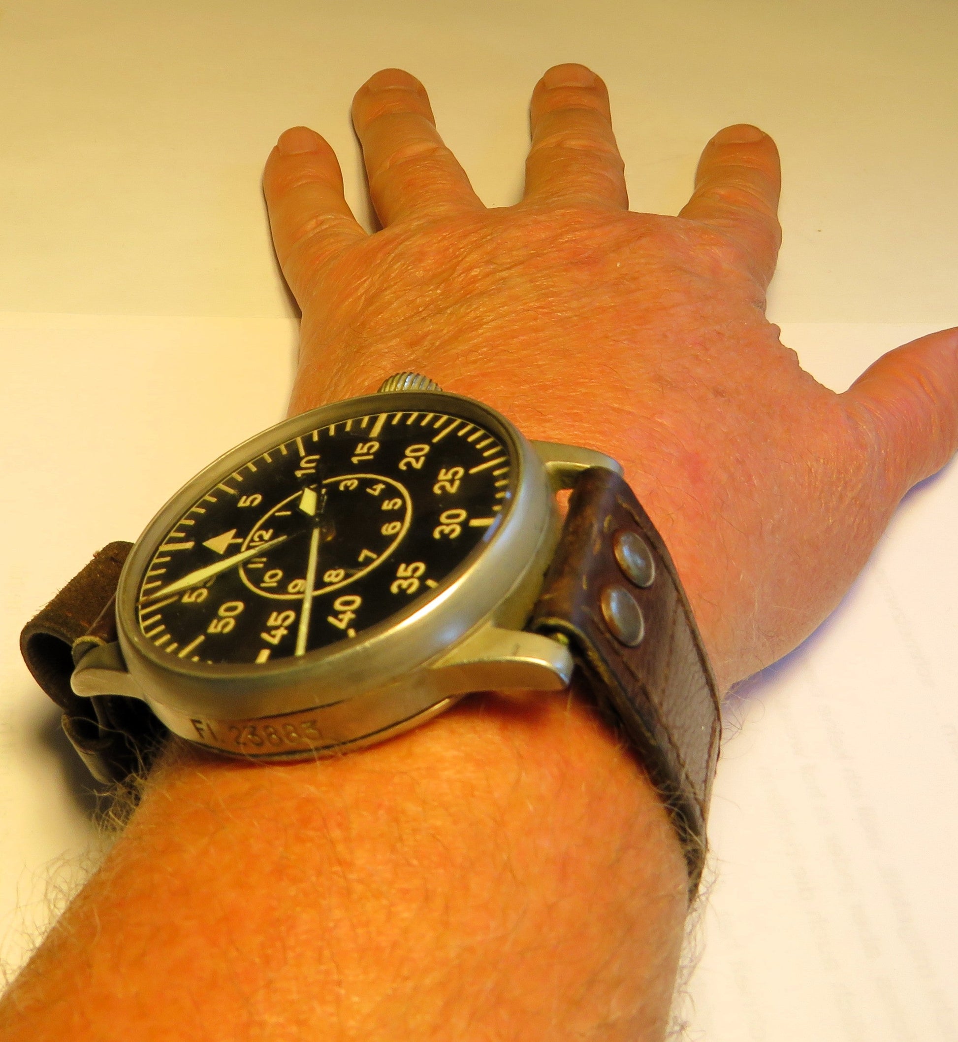 Lange & Söhne Fliegeruhr RLM NAV B - Uhr Beobachtungsuhr Reichs Luftwaffe WK 2 - Sammler - Uhren
