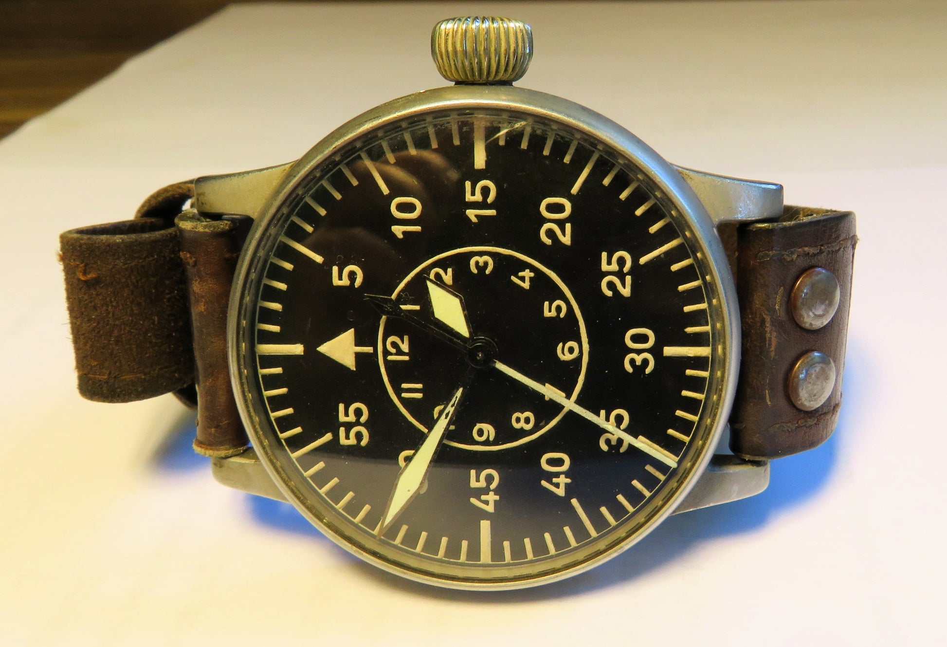 Lange & Söhne Fliegeruhr RLM NAV B - Uhr Beobachtungsuhr Reichs Luftwaffe WK 2 - Sammler - Uhren