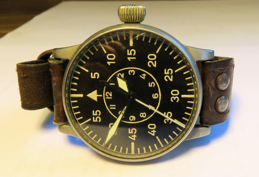 Lange & Söhne Fliegeruhr RLM NAV B - Uhr Beobachtungsuhr Reichs Luftwaffe WK 2 - Sammler - Uhren
