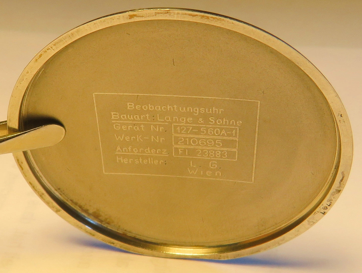 Lange & Söhne Fliegeruhr RLM NAV B - Uhr Beobachtungsuhr Reichs Luftwaffe WK 2 - Sammler - Uhren