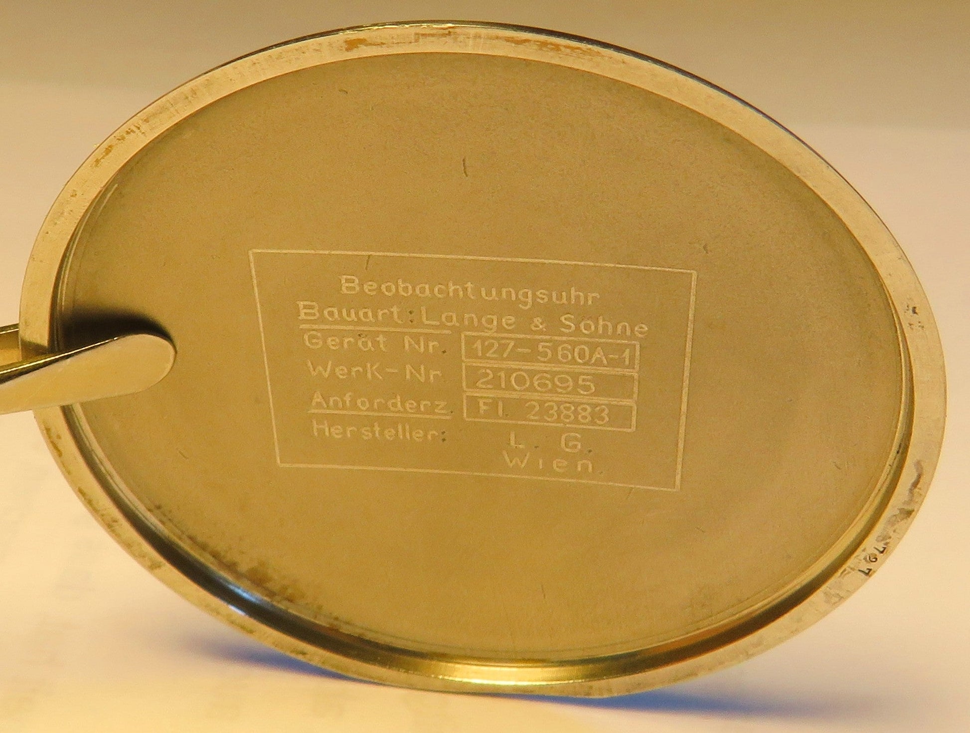 Lange & Söhne Fliegeruhr RLM NAV B - Uhr Beobachtungsuhr Reichs Luftwaffe WK 2 - Sammler - Uhren