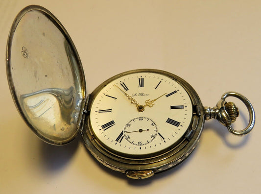 Le Phare Baillot Tula Silber Viertelrepititions Herren TU 55mm ca. 1900 russisch - Sammler - Uhren
