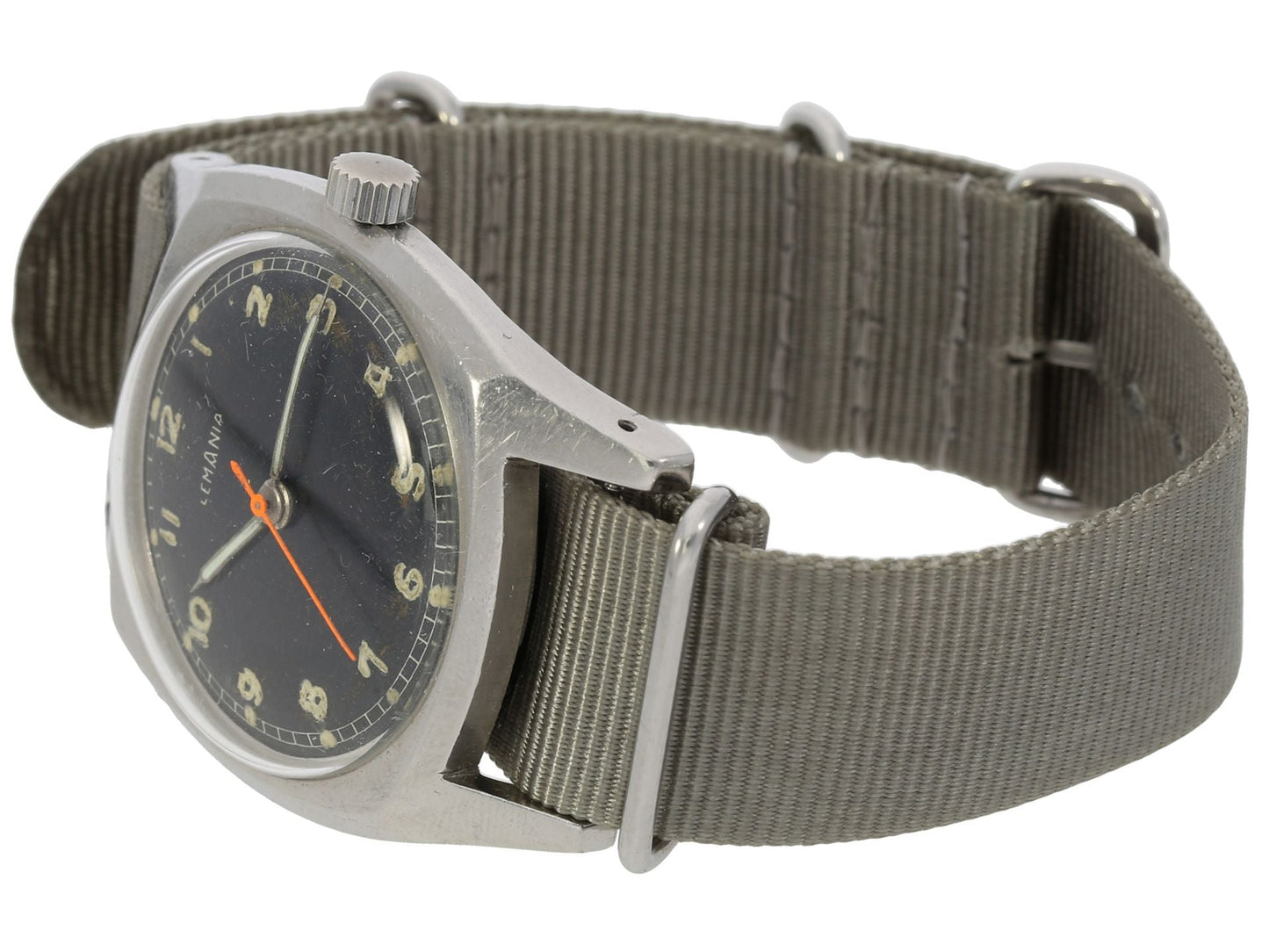 Lemania Majetek frühe Fliegeruhr Reichs - Tschechische Luftwaffe 1938 - Sammler - Uhren