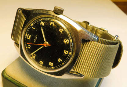 Lemania Majetek frühe Fliegeruhr Reichs - Tschechische Luftwaffe 1938 - Sammler - Uhren