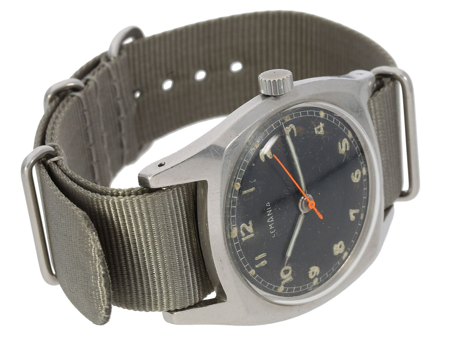 Lemania Majetek frühe Fliegeruhr Reichs - Tschechische Luftwaffe 1938 - Sammler - Uhren