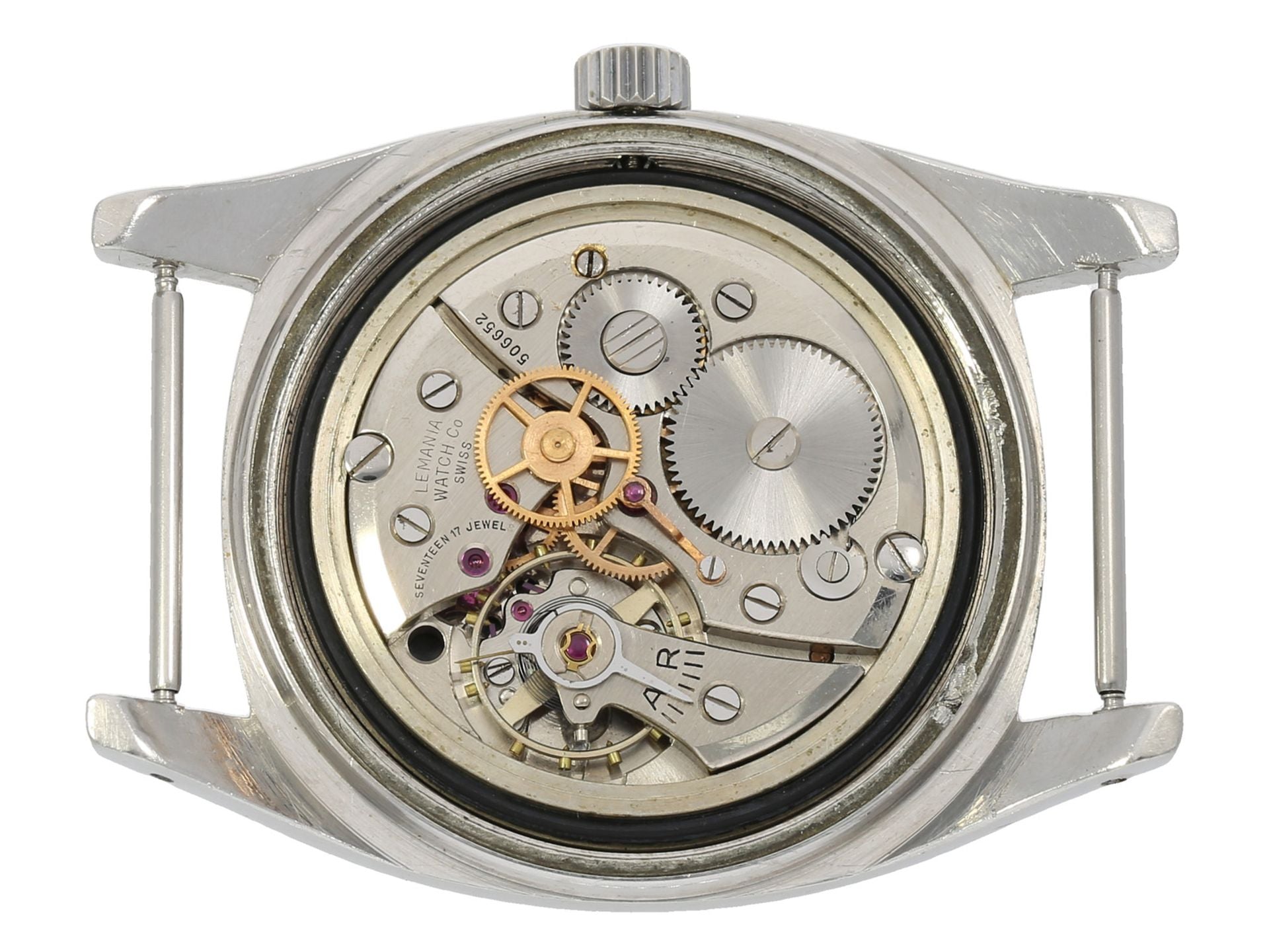 Lemania Majetek frühe Fliegeruhr Reichs - Tschechische Luftwaffe 1938 - Sammler - Uhren