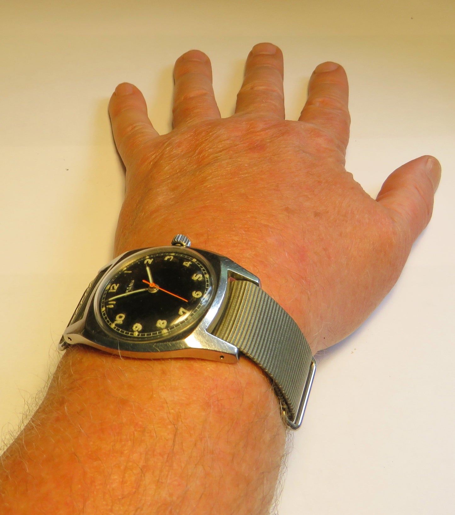 Lemania Majetek frühe Fliegeruhr Reichs - Tschechische Luftwaffe 1938 - Sammler - Uhren