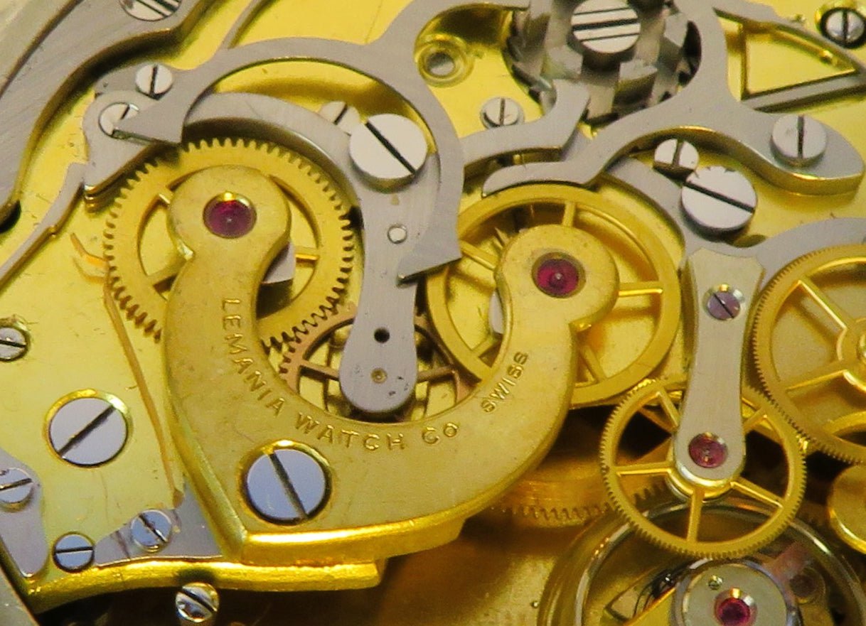 Lemania Majetek tschechischer Militär Beobachtungs Chronograph Stoppuhr WK 2 - Sammler - Uhren