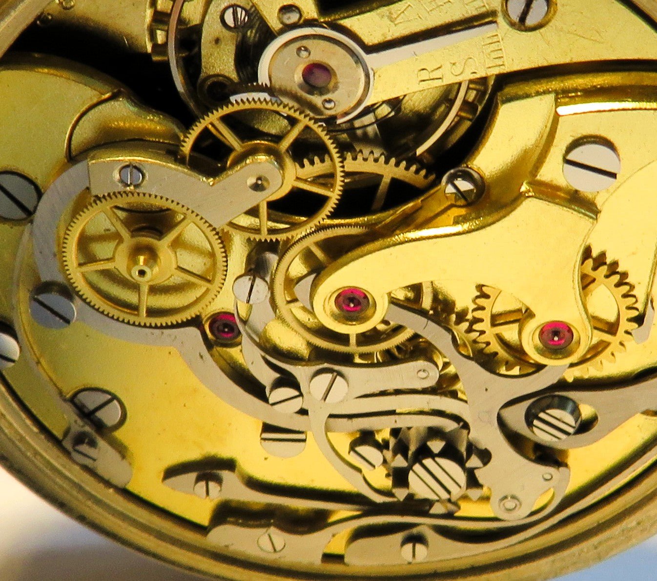 Lemania Militär Beobachtungs Schaltnocken Chronograph 2. Weltkrieg WK 2 ca. 1940 - Sammler - Uhren