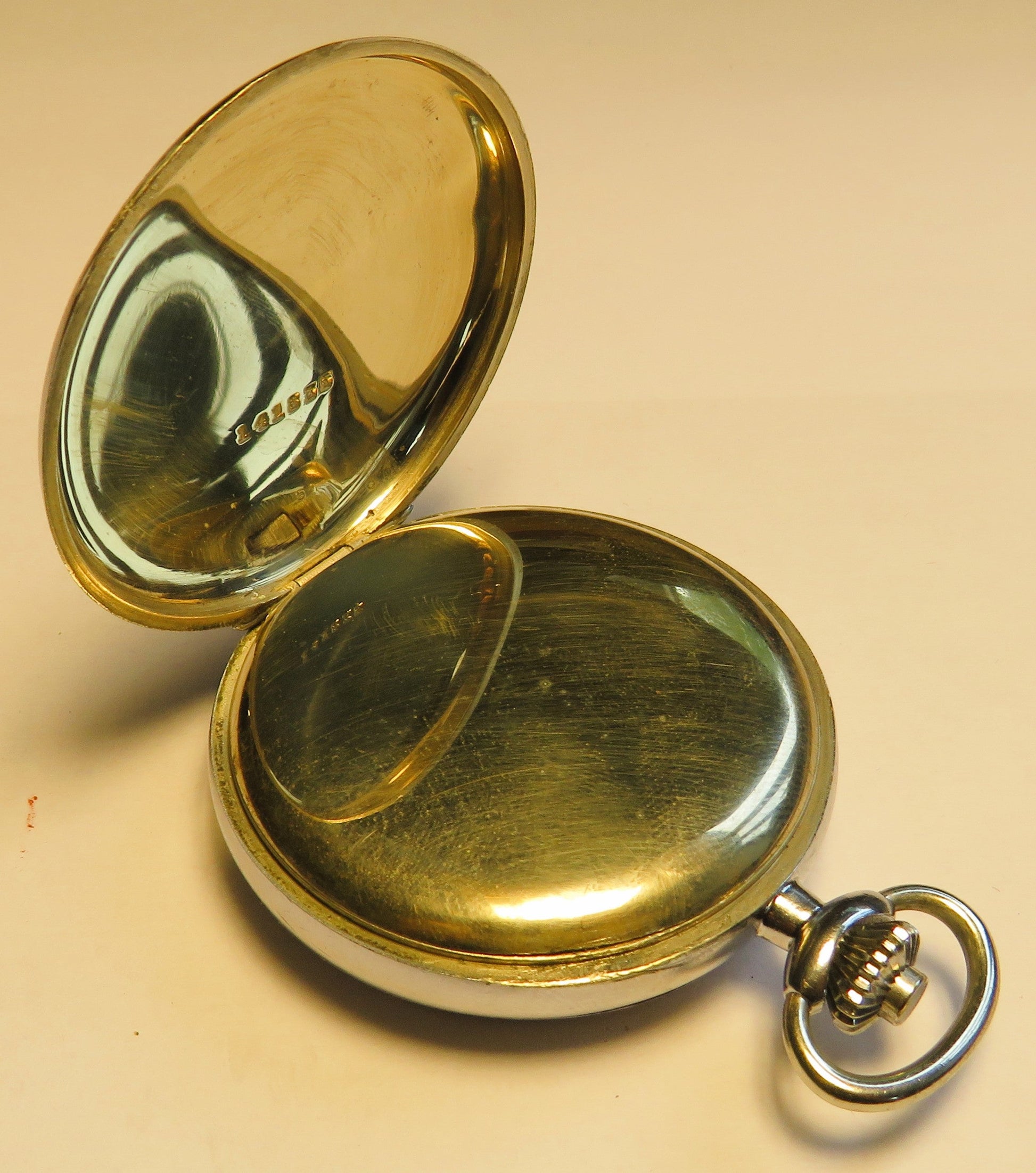 Lemania Militär Beobachtungs Schaltnocken Chronograph 2. Weltkrieg WK 2 ca. 1940 - Sammler - Uhren