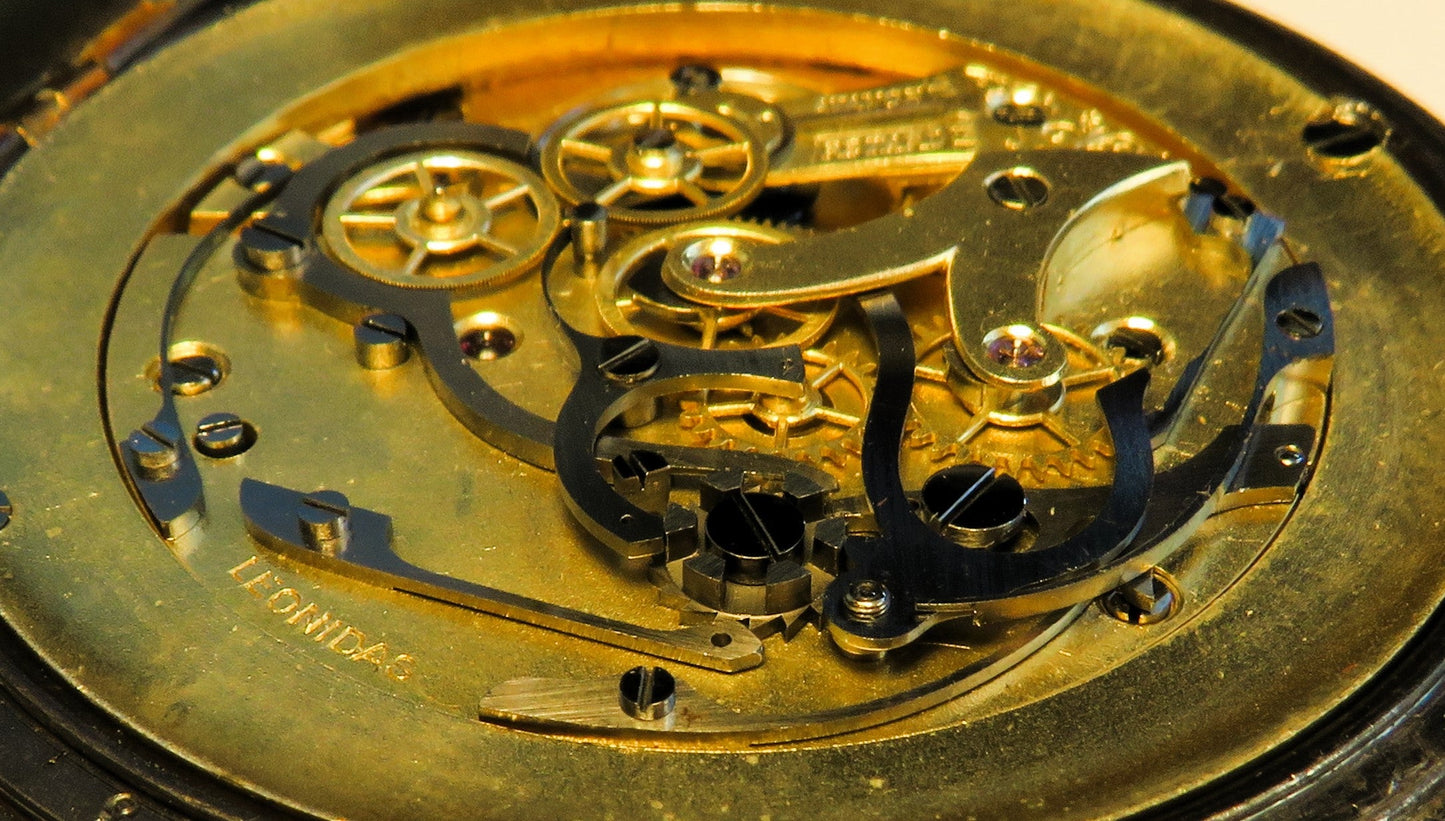 Leonidas U - Boot Kriegsmarine Torpedo Laufzeit Artillerie Chronograph WK 1 - Sammler - Uhren