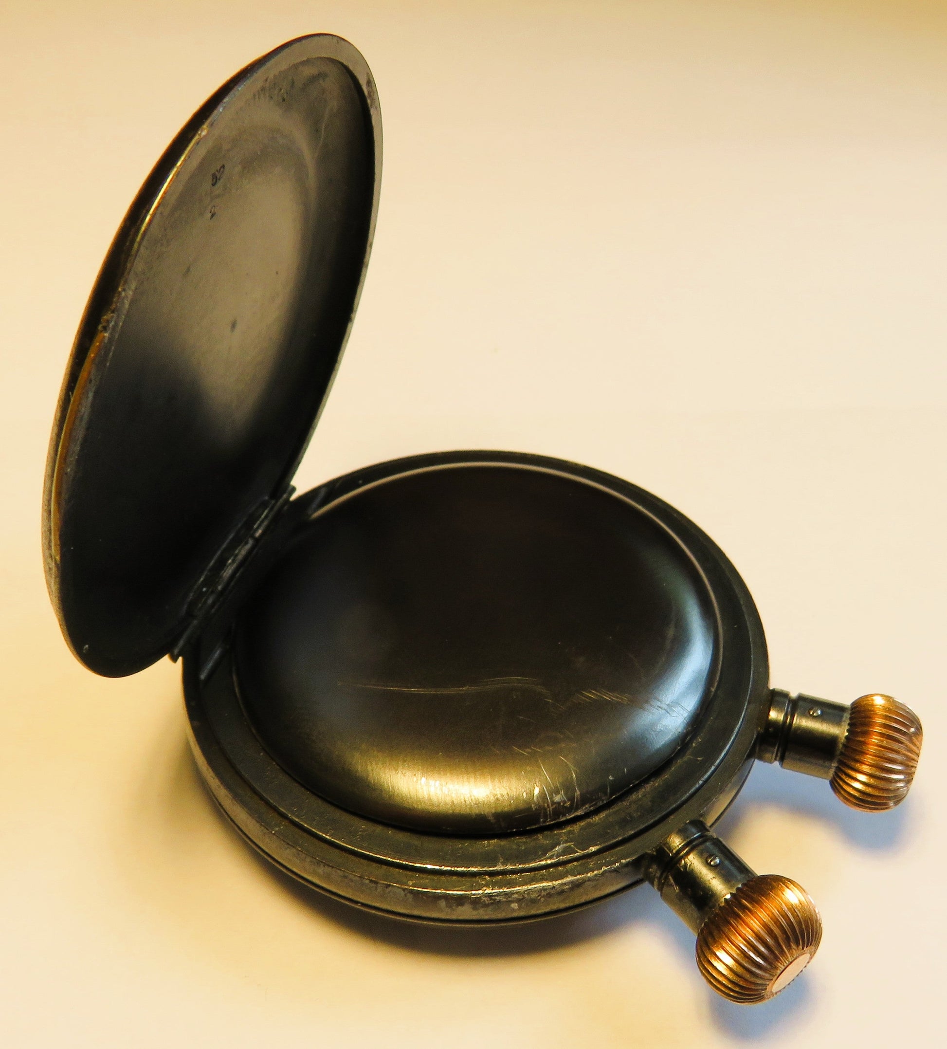 Löbner Berlin Heuer Semikrograph Rattrapante Stoppuhr WK 1 ca. 1915 - Sammler - Uhren