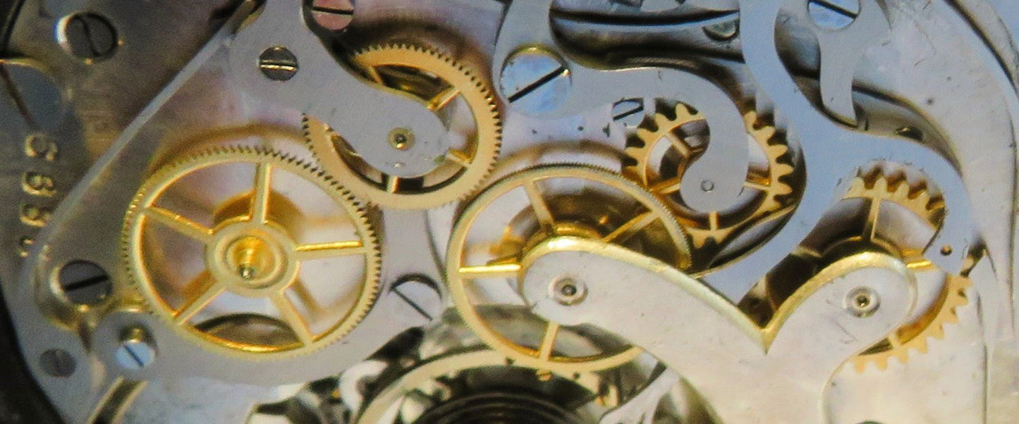 Löbner Berlin Heuer Semikrograph Rattrapante Stoppuhr WK 1 ca. 1915 - Sammler - Uhren