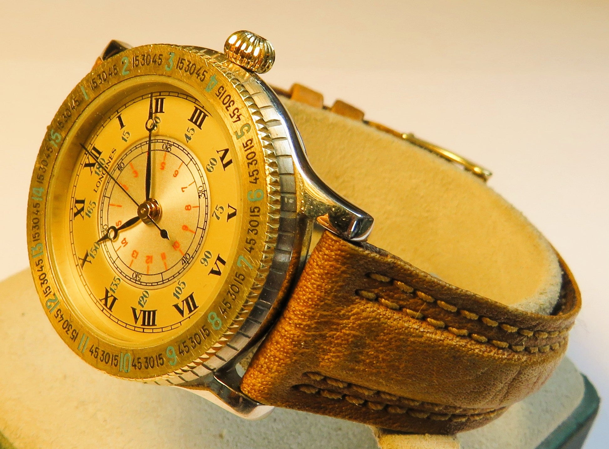 Longines Hour Angle Stundenwinkel Uhr HAU Cal. L.6281 Stahl / Gold Automatik - Sammler - Uhren