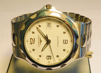 Longines Hydro Conquest L156.2 100m Taucheruhr Herren Armbanduhr Quartz - Sammler - Uhren