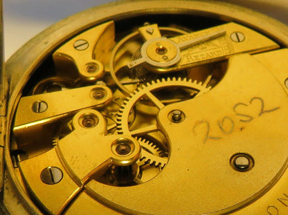 Longines Kal. L 20.52 gravierte Eisenbahner Taschen Uhr Kette / Münze ca. 1920 - Sammler - Uhren