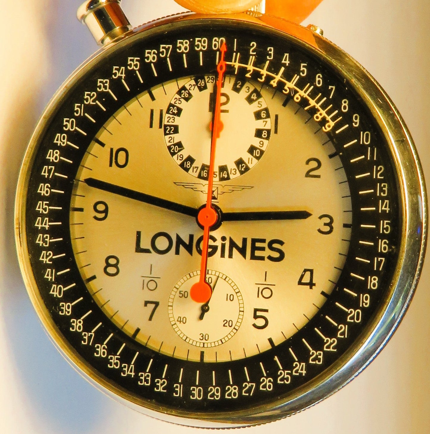 Longines Olympia Stoppuhr 7819 Cal. 260 Olympia Grenoble 1968 mit Archivauszug - Sammler - Uhren