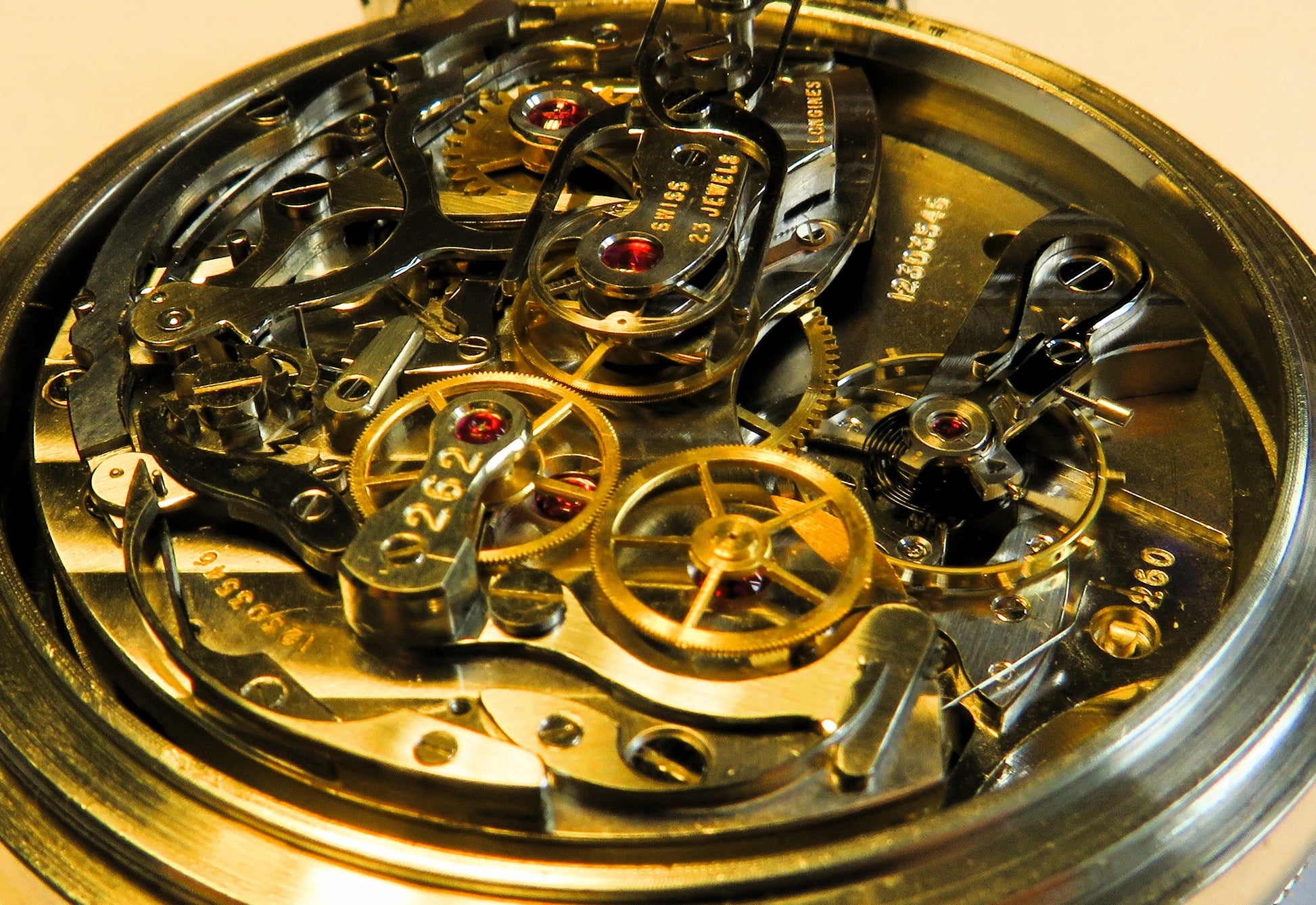 Longines Olympia Stoppuhr 7819 Cal. 260 Olympia Grenoble 1968 mit Archivauszug - Sammler - Uhren