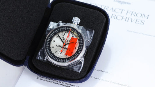 Longines Olympia Stoppuhr 7819 Cal. 260 Olympia Grenoble 1968 mit Archivauszug - Sammler - Uhren