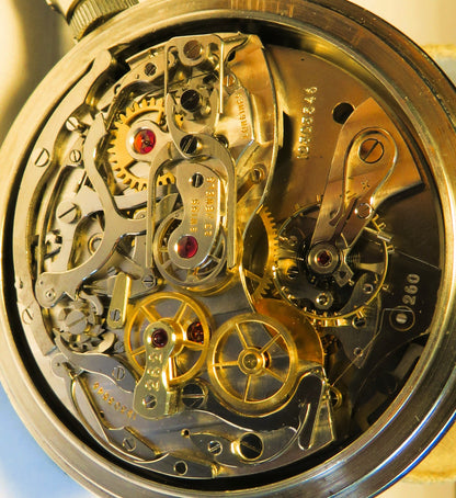 Longines Olympia Stoppuhr 7819 Cal. 260 Olympia Grenoble 1968 mit Archivauszug - Sammler - Uhren