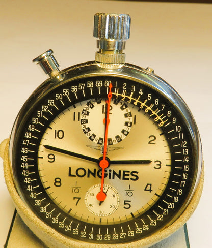 Longines Olympia Stoppuhr 7819 Cal. 260 Olympia Grenoble 1968 mit Archivauszug - Sammler - Uhren