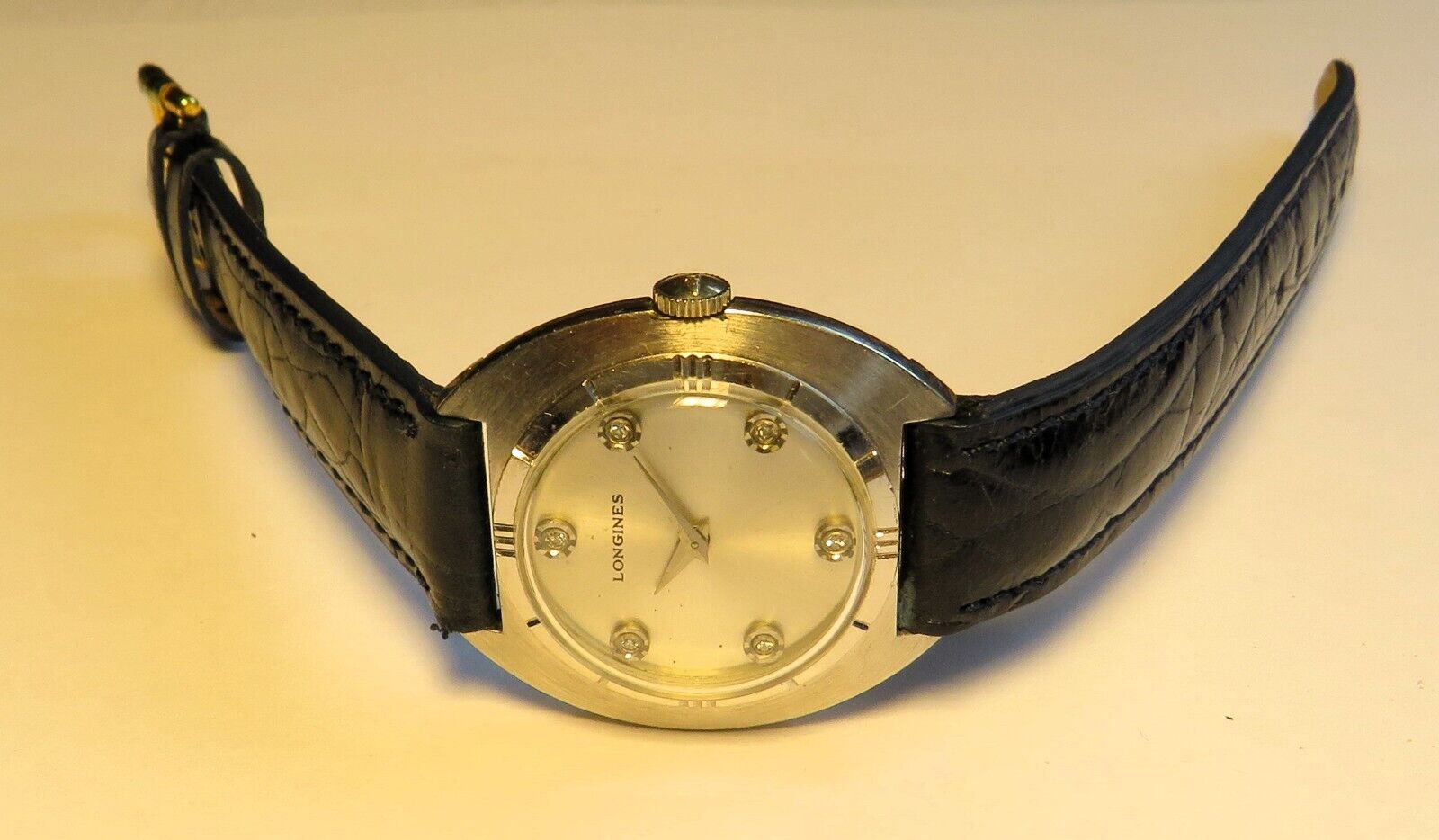 Longines Wittnauer Diamant Brillant Armbanduhr Herren ca. 1960 10K goldfilled - Sammler - Uhren