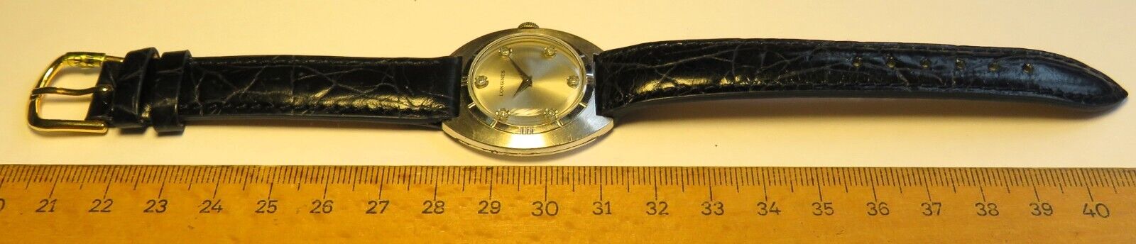 Longines Wittnauer Diamant Brillant Armbanduhr Herren ca. 1960 10K goldfilled - Sammler - Uhren