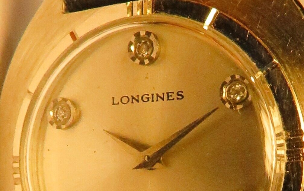 Longines Wittnauer Diamant Brillant Armbanduhr Herren ca. 1960 10K goldfilled - Sammler - Uhren