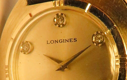 Longines Wittnauer Diamant Brillant Armbanduhr Herren ca. 1960 10K goldfilled - Sammler - Uhren