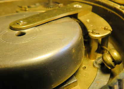 Mächtige 10cm antike Kutscheruhr Repitition ca. 1740 - Restaurationsobjekt - Sammler - Uhren