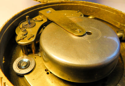 Mächtige 10cm antike Kutscheruhr Repitition ca. 1740 - Restaurationsobjekt - Sammler - Uhren