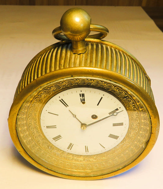 Mächtige 10cm antike Kutscheruhr Repitition ca. 1740 - Restaurationsobjekt - Sammler - Uhren