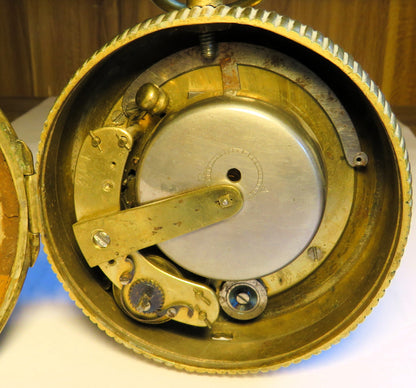 Mächtige 10cm antike Kutscheruhr Repitition ca. 1740 - Restaurationsobjekt - Sammler - Uhren